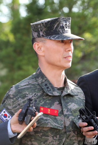 소환 조사 마친 임성근 전 해병대 1사단장