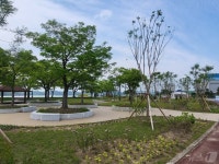 사천제2일반산단 미관광장에 생활 녹지공간 조성