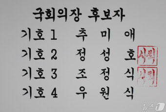 조정식·정성호, 국회의장 후보 사퇴…추미애·우원식 2파전
