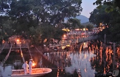 조선 불꽃놀이…함안 낙화놀이, 3000개 숯심지 불꽃 무진정 수놓아