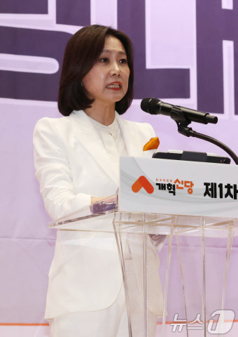 개혁신당, 허은아 당 대표로 선출