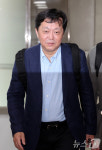 (주)정진홈푸드 창원지방법원점 | 법원 도착한 정진상