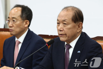 채상병 특검법 관련 발언하는 황우여 비대위원장