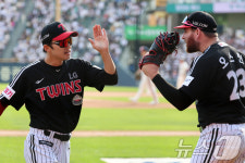 박해민, 팀을 구하는 호수비