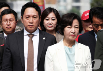 박정훈 대령 응원하는 허은아 개혁신당 대표
