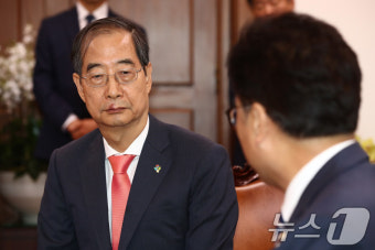 한덕수 총리, 우원식 국회의장 예방
