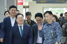 국군대전병원 찾은 이장우 대전시장