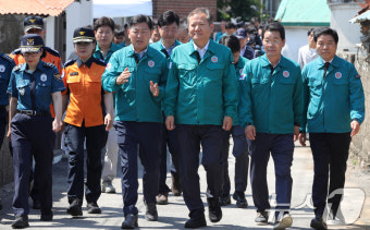 부안 지진 피해 현장 찾은 이상민 장관