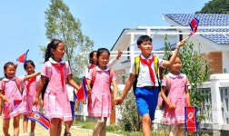 북한 월령농장·송사농장에 새로 지어진 살림집들