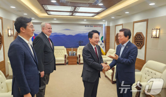 박완수 경남지사 만난 원희룡 후보