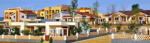 北 벽성군 장해농장·통산농장에 마련된 수백 세대 새 살림집