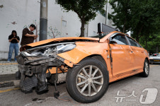 병원 응급실에서 돌진사고 낸 택시