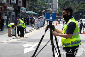 국과수, 시청역 역주행 교통사고 현장 조사
