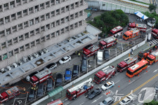 한국철도공사 서울본부 원인 미상 화재 발생