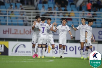 K리그2 전남, 안산 2-1 제압…선두 안양에 승점 2차 추격