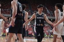 '이정현 26점' 한국, 일본에 석패…1승1패 평가전 마무리