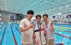 부산진구스포츠클럽, 전국소년체육대회 수영 초등부 최다 메달