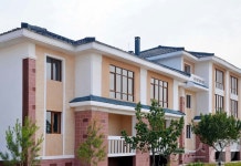 北 경원군 성내농장에서 진행된 살림집 입사모임