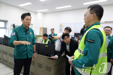 도봉지하차도 관리사무소 방문한 오세훈 시장