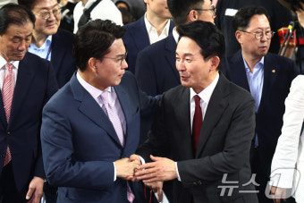 대화하는 윤상현·원희룡