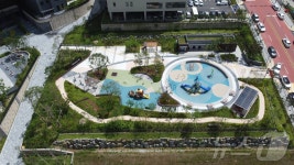 용인시 김량장동 중앙물빛어린이공원 개방… 물놀이장도 운영