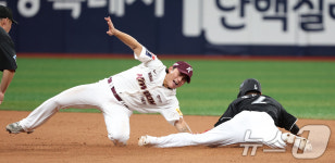 2루 도루 성공하는 심우준