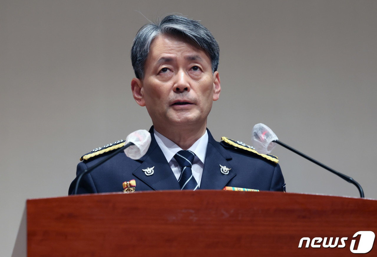 12·3 계엄사태 혐의 경찰청장 조지호, 법정 출석하며 묵묵부답
