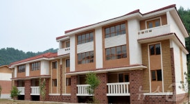 北 초산군 앙토농장·연성농장 새 살림집 전경