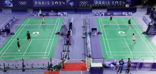 파리올림픽 배드민턴 경기장 모습은?