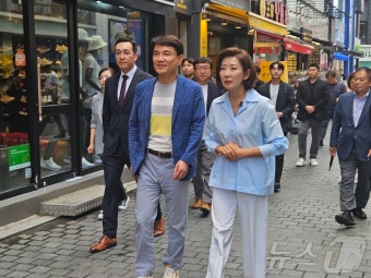 춘천 방문해 김진태 강원지사 만난 나경원