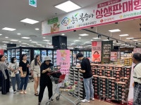 달고 단 충주복숭아 전국 롯데마트 매장서 할인 행사