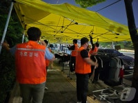 여기서 짝퉁 팔면 안 됩니다!…동대문 새빛시장 불시 단속