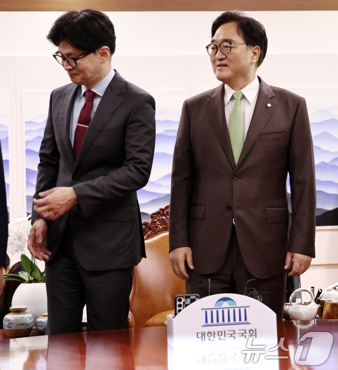 우원식 국회의장, 개혁신당 대표-진보당 의원-조국혁신당 대표와 회동