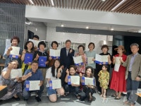 진안 사통팔달센터, 바리스타 2급 자격증 16명 취득