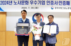 JDC, 노동부 노사문화 우수기업 선정…중앙 공기업 중 유일