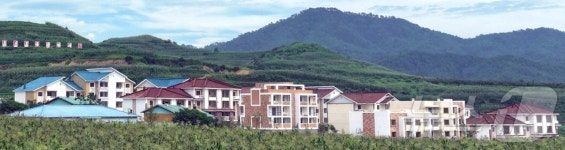 북한 김책시 상평리에 수백 세대 살림집 건설 완공