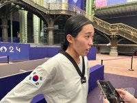 태권도 연이틀 金 도전…김유진 고강도 훈련으로 상위 랭커 격파[올림픽]