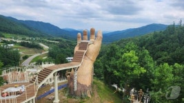 거창 산림레포츠파크 내달 준공…새로운 랜드마크 기대