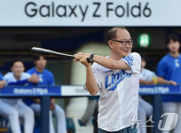 삼성 승요 이재용 영남이공대 총장 시타