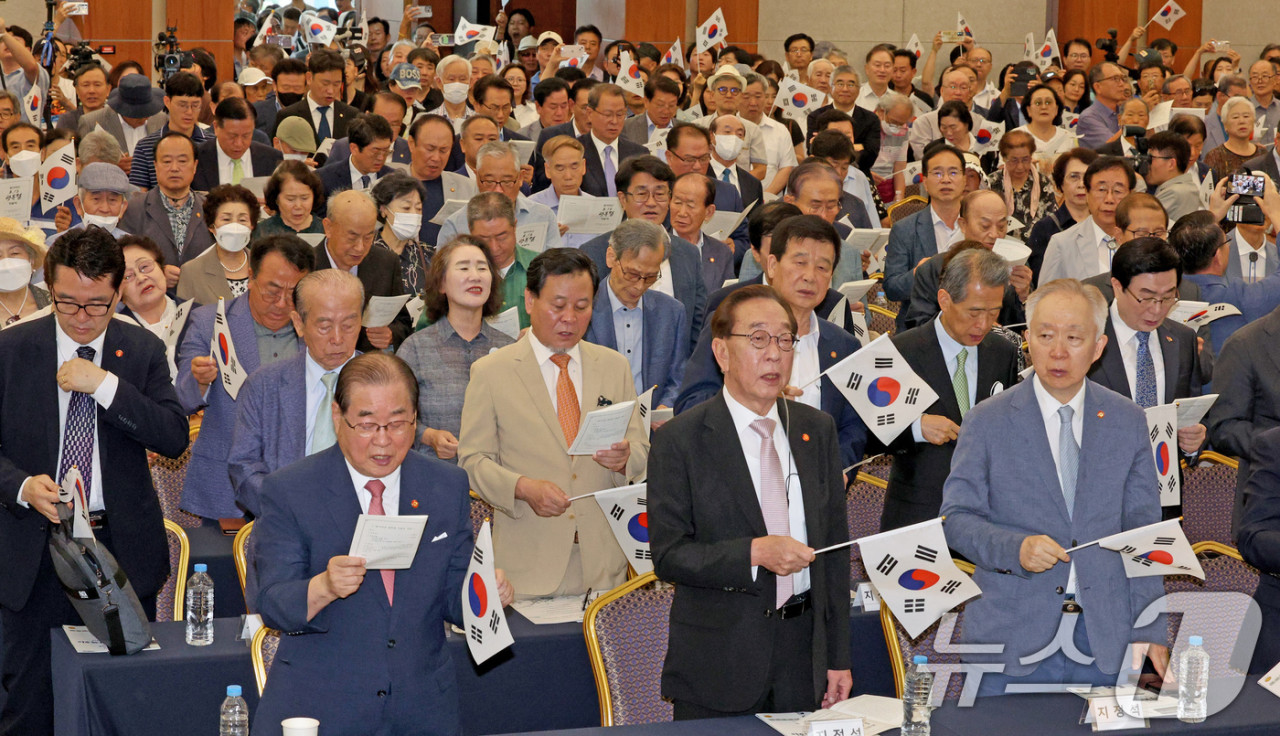 한국, 제79주년 광복절 맞아 정부와 독립운동 대립 이미지화됐다