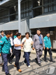 미곡종합처리장 찾은 송미령 장관