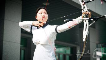 파리올림픽 양궁 남수현, 프로축구 전남 경기 시축