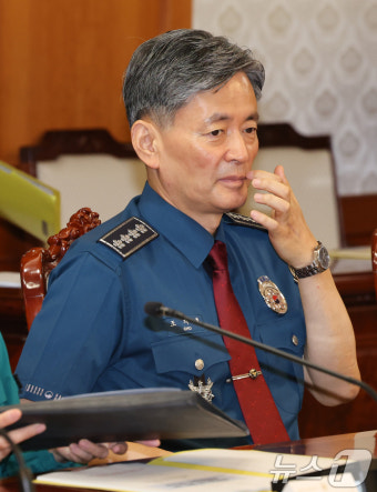 조지호 경찰청장, 보건의료노조 파업 관련 관계장관회의 참석