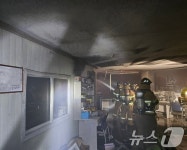 나주 송월동서 상가 화재…인명피해 없이 약 20분만에 진화