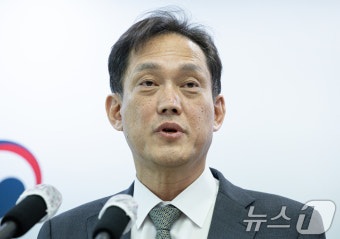 입장문 발표하는 김태규 직무대행