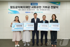 코레일 철도공익복지재단, 장애인‧아동 위해 4000만원 기부