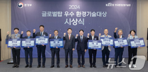 2024 글로벌탑 우수 환경기술대상 시상식