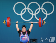 리원원 빠졌는데...역도 박혜정 올림픽 후 첫 국제대회서 은메달
