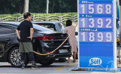 주유소 기름값 6주째 하락