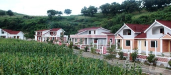 원림녹화로 풍치 더한 북한 평산군 청학·와현농장 새 살림집